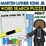 Martin Luther King Jr. Day Black History Month Word Search
