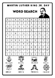 Martin Luther King Jr. Day Word Search (MLK with pictures)