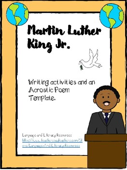 Preview of Martin Luther King Jr. Day-Writing Activities