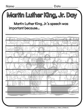 Martin Luther King, Jr. Day Writing Activities - Elementary | TpT