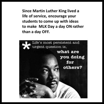 mlk day of service ideas