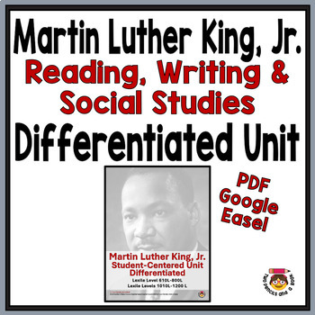 Preview of Martin Luther King, Jr. Differentiated Unit - Standards-Based - MLK