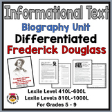 Frederick Douglass Reading Comprehension & Fluency Unit - 