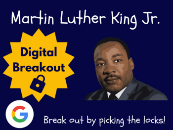Preview of Martin Luther King Jr. Digital Breakout! (Escape Room, Brain Break)