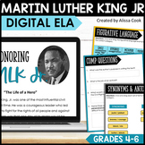 Martin Luther King Jr Digital Reading and ELA Activities |