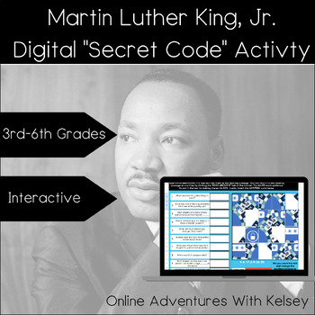 Preview of Martin Luther King, Jr., Secret Code Activity, Black History Month