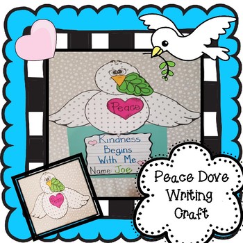 Preview of Martin Luther King Jr. Dove of Peace Craft and Writing Activity