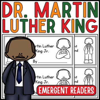 Preview of Martin Luther King Jr Mini Book for Emergent Readers • MLK Jr Emergent Reader
