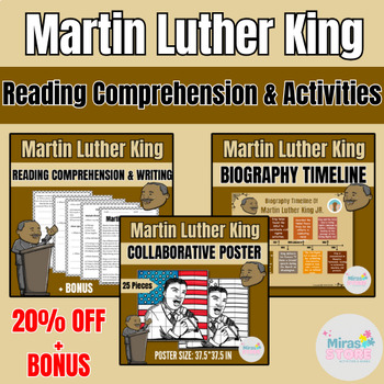 Preview of Martin Luther King Jr. Educational Bundle: Engaging Lessons and Activities