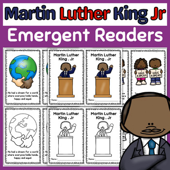 Preview of Martin Luther King Jr Emergent Reader | MLK Jr Mini Book
