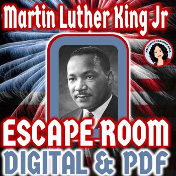 Preview of Black History Month Escape Room Martin Luther King Jr. Activity