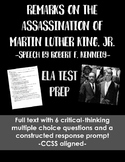 Martin Luther King, Jr. Eulogy Test Prep: Multiple Choice 