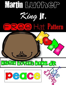 Preview of Martin Luther King Jr. FREE Hat {Crown} Pattern