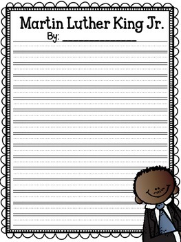 Martin Luther King Jr {FREEBIE} Writing Organizers 12 Pages by Jessica ...