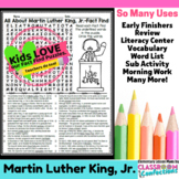 Martin Luther King Jr: All About MLK Reading and Word Search Activity