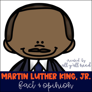 Preview of Martin Luther King Jr Fact and Opinion