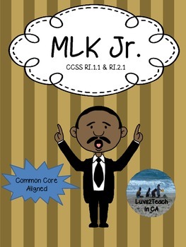 Preview of Martin Luther King, Jr. Facts and Comprehension Check