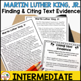 Martin Luther King Jr. Finding and Citing Text Evidence