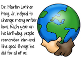 Martin Luther King, Jr. Flipchart and Worksheets