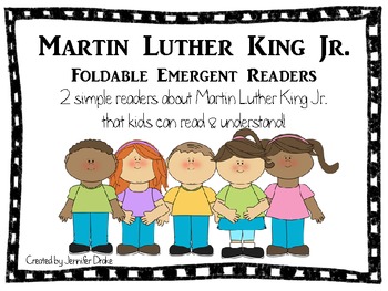 Preview of Martin Luther King Jr. Foldable Readers Pack ~2 Versions PLUS Color & B&W~
