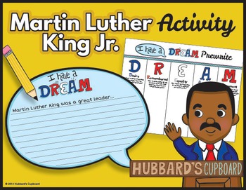 Preview of Martin Luther King Jr. Activities / Writing / FREEBIE / Black History Month