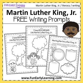 Preview of Martin Luther King, Jr. Free Writing Prompts
