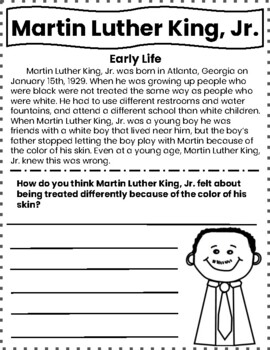 Martin Luther King, Jr. Freebie by Nugget of Wisdom | TPT
