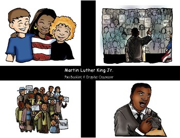 Preview of Martin Luther King Jr. Mini Booklet and Graphic Organizer-Free