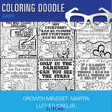 Martin Luther King Jr. Growth Mindset Quotes Coloring Page