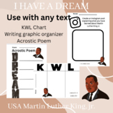 Martin Luther King Jr.| I Have A Dream Printable Activities | MLK