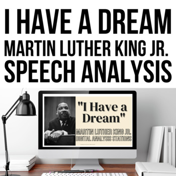 Preview of Martin Luther King Jr "I Have A Dream" Speech Analysis Stations for Google Apps™