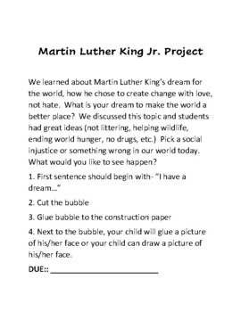 Preview of Martin Luther King Jr.- I have a dream...