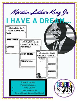 Preview of Martin Luther King Jr.[ I have a dream...] Activity/ MLK Day Black History Month