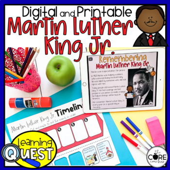 Preview of Martin Luther King Jr. Activities - Civil Rights Leaders - Black History Month