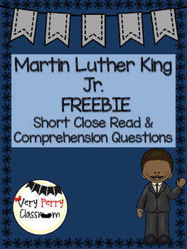 Preview of Martin Luther King Jr. Informational Page