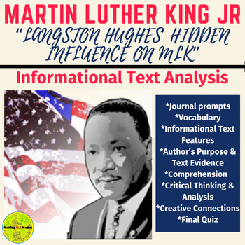 Preview of Martin Luther King Jr. Informational Text Activities for Secondary Students