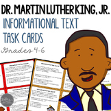 Martin Luther King Day Informational Text Task Cards for G