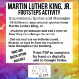 Martin Luther King, Jr. Inspirational Quotes Activity Digi