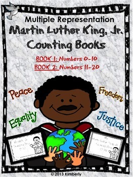 Preview of Martin Luther King, Jr. Interactive Counting Books (Numbers 0-10 & 11-20)