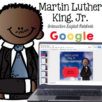 Preview of Martin Luther King, Jr. - Interactive Digital Resource for the Google Classroom