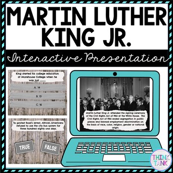 Preview of Martin Luther King Jr. Interactive Google Slides™ Presentation Distance Learning