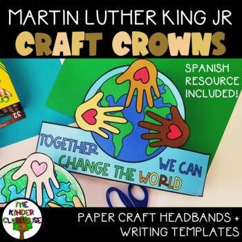 Preview of Martin Luther King Jr Kindergarten | MLK JR Craft Crowns