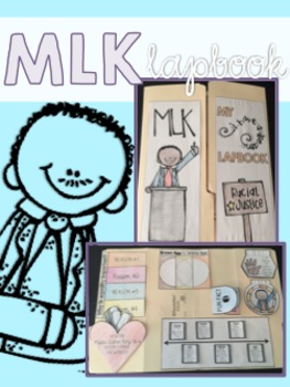 Preview of Martin Luther King Jr. Lapbook { 8 foldables included! }