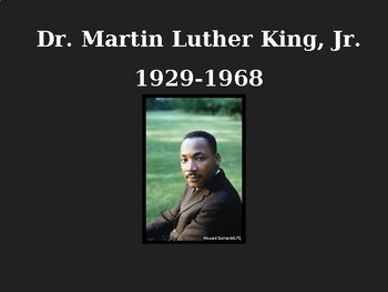 Preview of Martin Luther King Jr. Life and Legacy