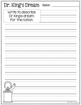 Martin Luther King, Jr. Literacy Printables Pack by Brandy Shoemaker