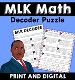 Martin Luther King Jr MATH PUZZLE