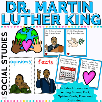 Preview of Martin Luther King Jr. | MLK | Activities| Nonfiction | Response Sheets | Facts