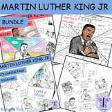 Martin Luther King Jr | MLK Day | Black History Month | BUNDLE
