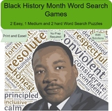 Black History Month Activities- Print and Easel Puzzles (No Prep)