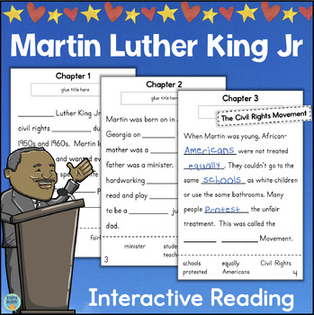 Preview of MLK Martin Luther King Jr Reading Comprehension Activity Black History Month
